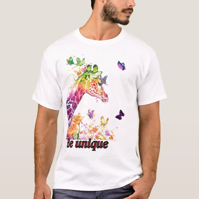 T-Shirt da Girafa Magia (Frente)