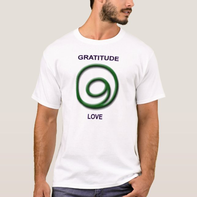 T-shirt da gratitude e do amor (Frente)