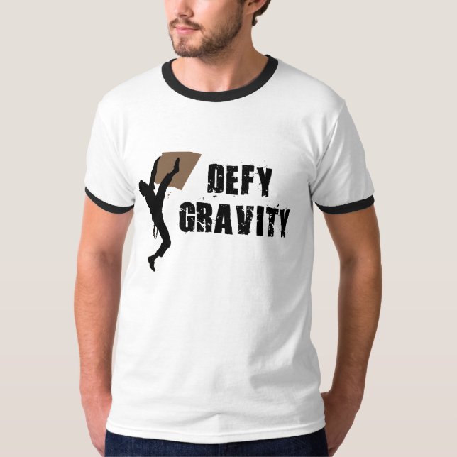 T-shirt da gravidade do desafio (Frente)