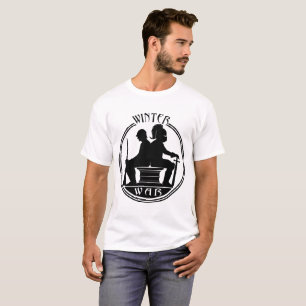T-shirt da guerra 45 do inverno