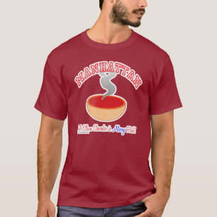 T-shirt da guerra do Chowder de Manhattan