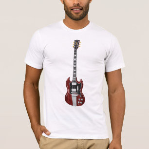 T-shirt da guitarra