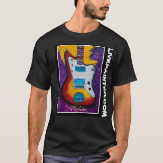 T-SHIRT da guitarra do entalhe