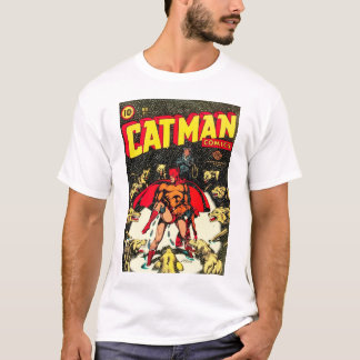 T-shirt da história em quadrinhos #31 do Gato-Man