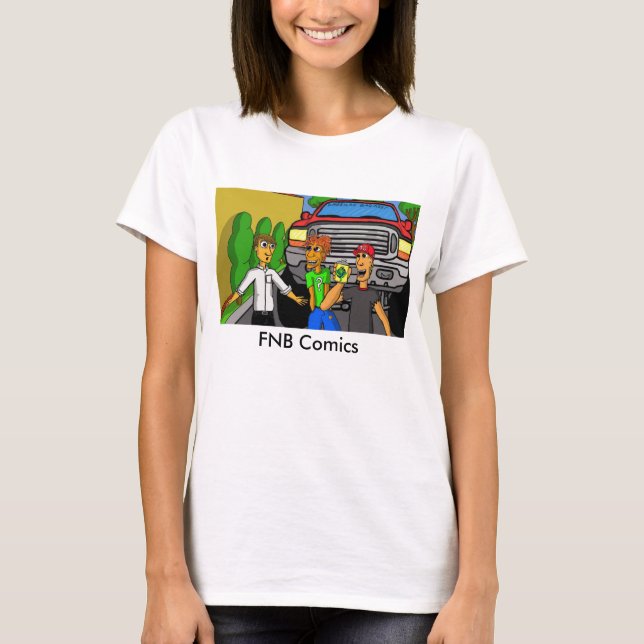 T-shirt da história em quadrinhos de FNB (Frente)