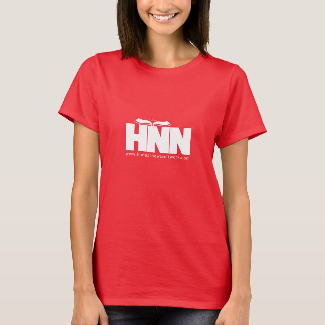 T-Shirt da HNN Women's American Roupa Fine Jersey (Frente)