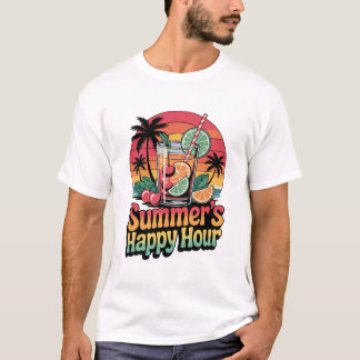 T-Shirt da Hora Feliz de Verão