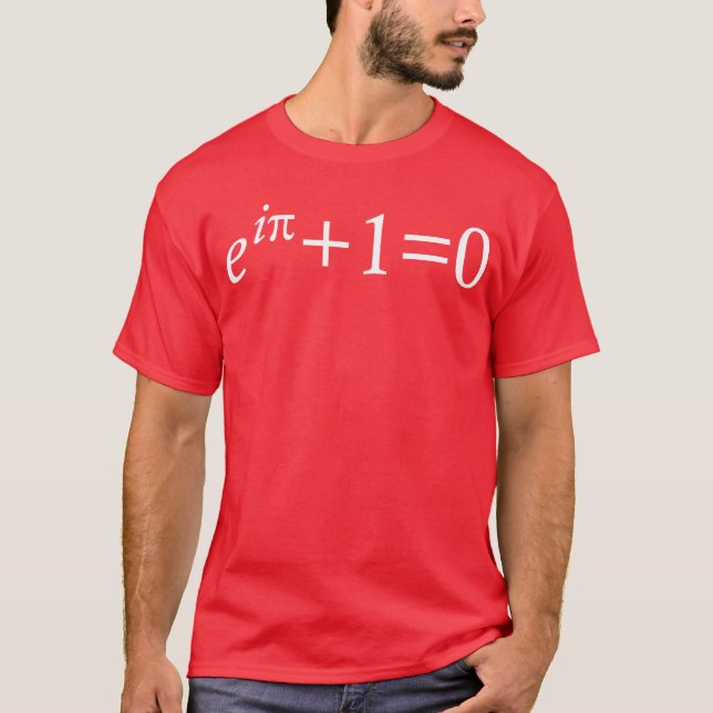 T-shirt da identidade de Euler (Frente)