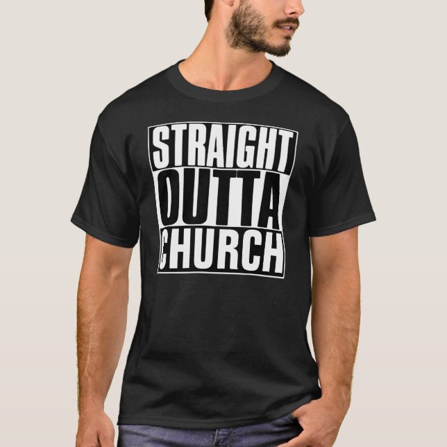 T-SHIRT DA IGREJA DE HETERO (Frente)