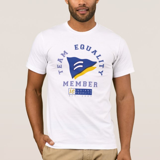 T-shirt da igualdade de Indiana da equipe! (Frente)