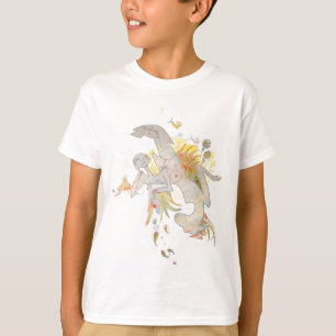 T-shirt da ilha da encolho de ombros (miúdo)