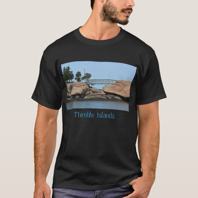 T-shirt da ilha do dedal (Frente)