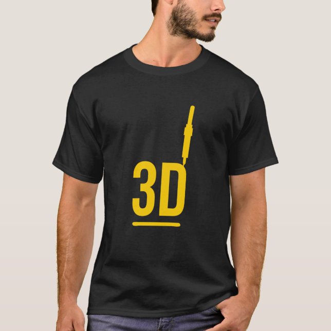 T-Shirt da impressora 3d (Frente)