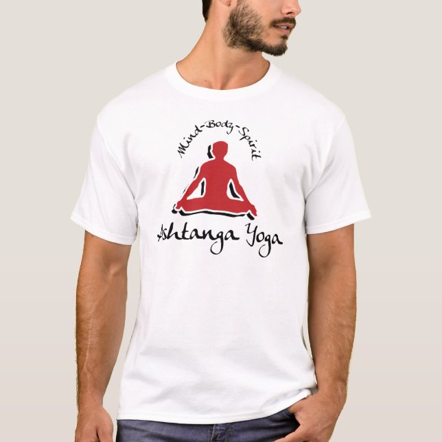 T-shirt da ioga de Ashtanga (Frente)