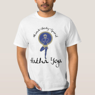 T-shirt da ioga de Hatha do espírito do corpo da
