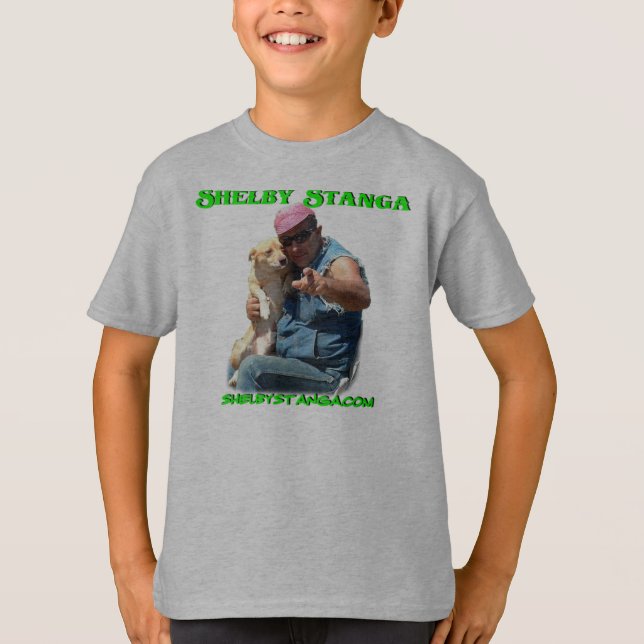 T-shirt da juventude de Shelby Stanga (Frente)
