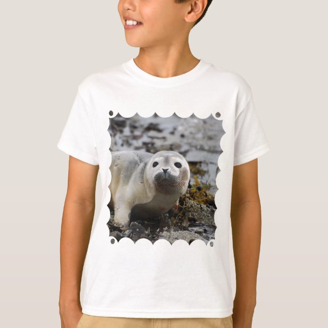 T-shirt da juventude do filhote de cachorro de (Frente)