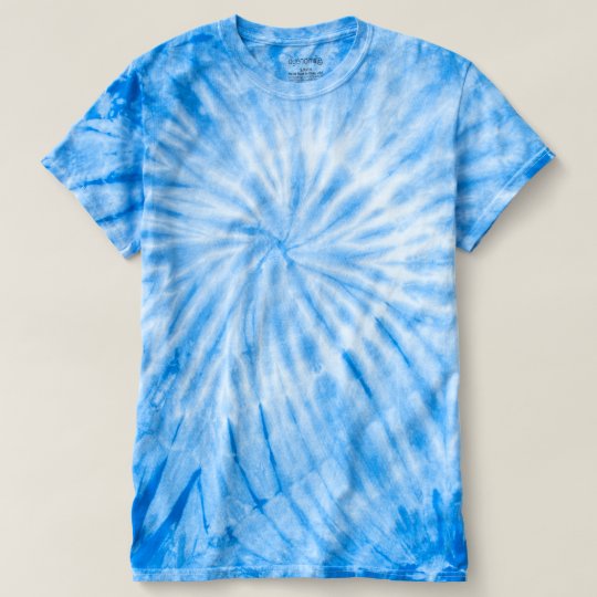 Camiseta masculina tie-dye Cyclone, Royal