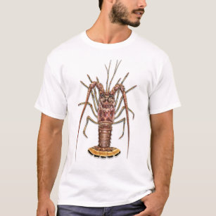 T-shirt da lagosta espinhoso