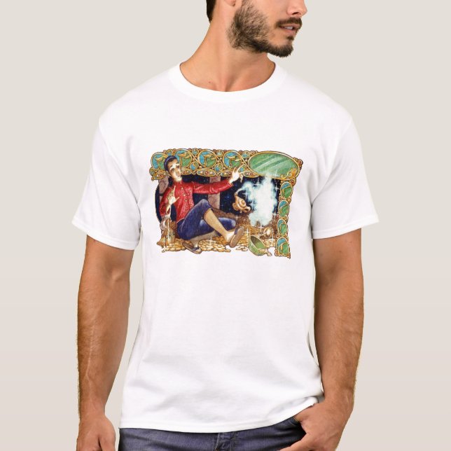 T-shirt da lâmpada de Aladdin (Frente)