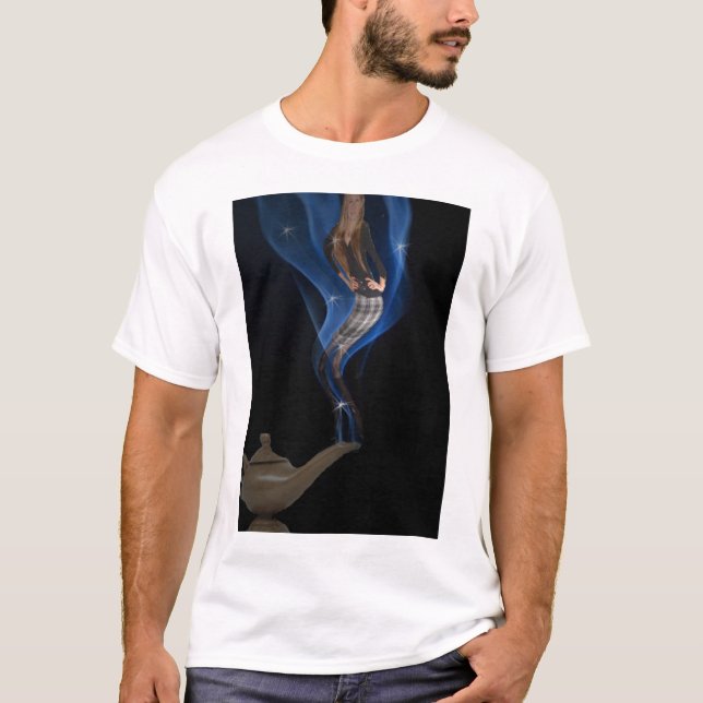 T-shirt da lâmpada de Alladans (Frente)