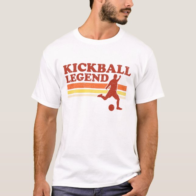 T-shirt da legenda de Kickball (Frente)