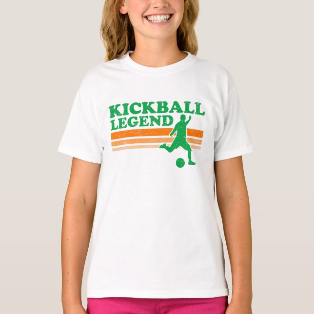 T-shirt da legenda de Kickball (Frente)