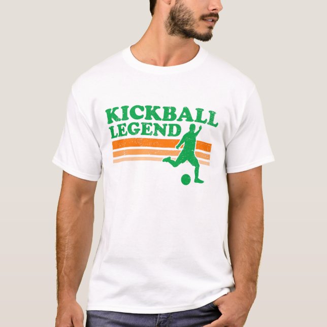 T-shirt da legenda de Kickball (Frente)