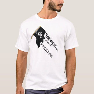T-shirt da liberdade (liberdade espiando)