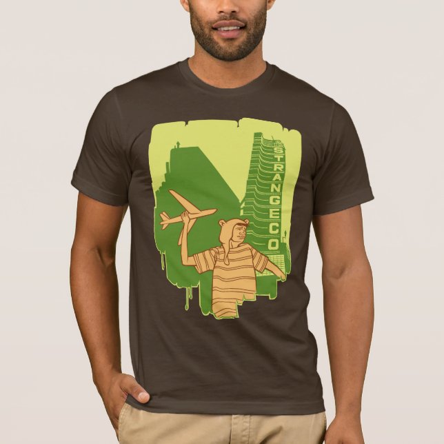T-shirt da LINHA AÉREA de STRANGECO (Frente)