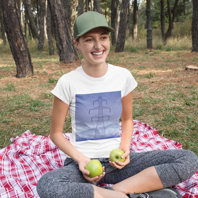 T-Shirt da Linha de Energia de Torre (Criador carregado)