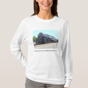 T-shirt da locomotiva 2124 da estrada de ferro da