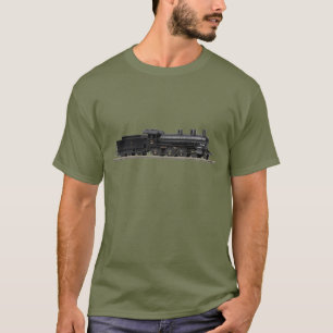 T-shirt da locomotiva do trem expresso