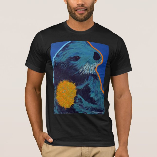 T-shirt da lontra de mar (Frente)