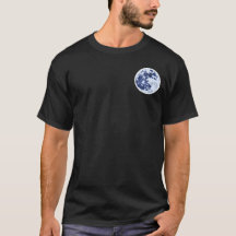 T-shirt da lua azul