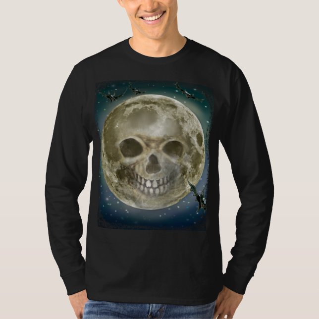 T-Shirt da Lua de Caveira (Frente)