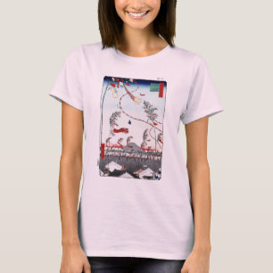 T-shirt da luz do festival de Tanabata
