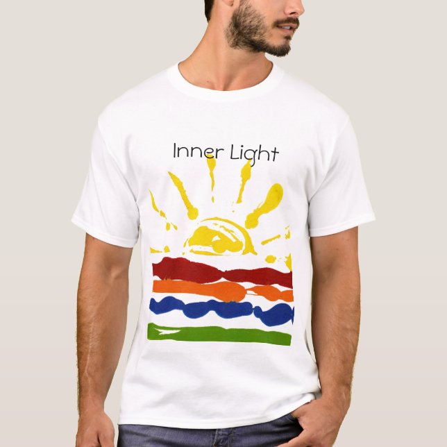 T-shirt da luz interna (Frente)