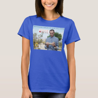 T-shirt da madeira lançada costa