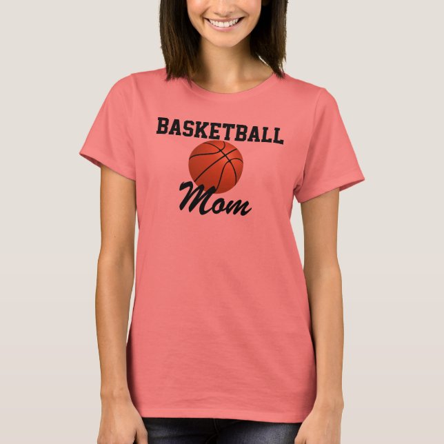 T-shirt da mãe de basquete (Frente)