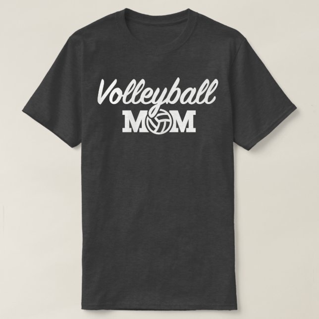 T-Shirt da mãe de vôlei (Frente do Design)