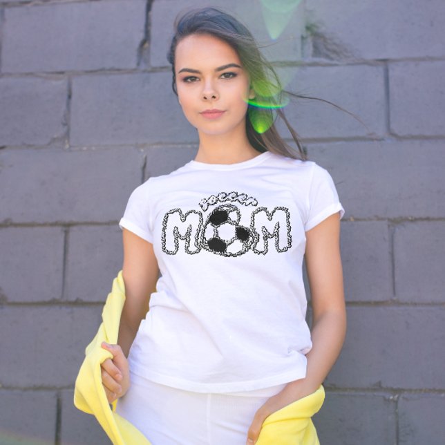 T-shirt da mãe do futebol (Criador carregado)