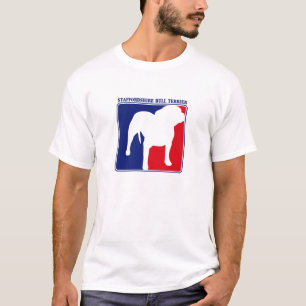 t-shirt da Major League Staffordshire Bull Terrier