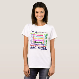 T-shirt da mamã de AAC Homeschooling