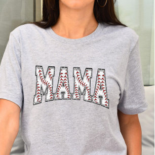 T-Shirt da Mama de Baseball