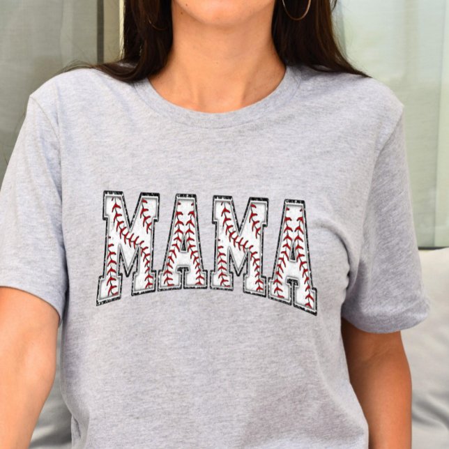 T-Shirt da Mama de Baseball (Criador carregado)