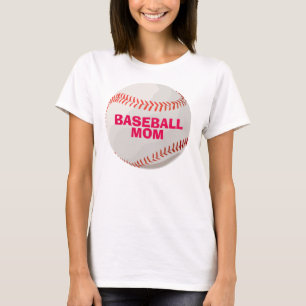 T-shirt da mamã do basebol