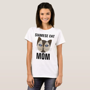 T-shirt da MAMÃ do CAT SIAMESE