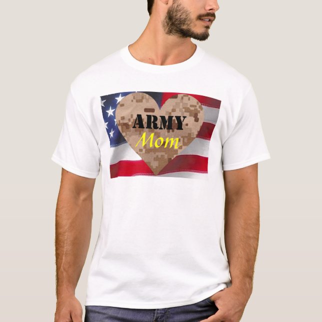 T-shirt da mamã do EXÉRCITO (Frente)