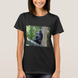 T-shirt da mamãe e do Baby Gorilla